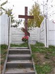 Поклонный крест на месте бывшего кладбища